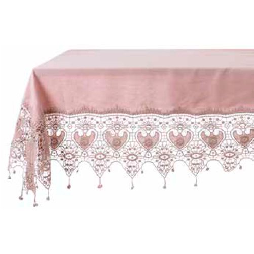 mantel rosa para la cocina