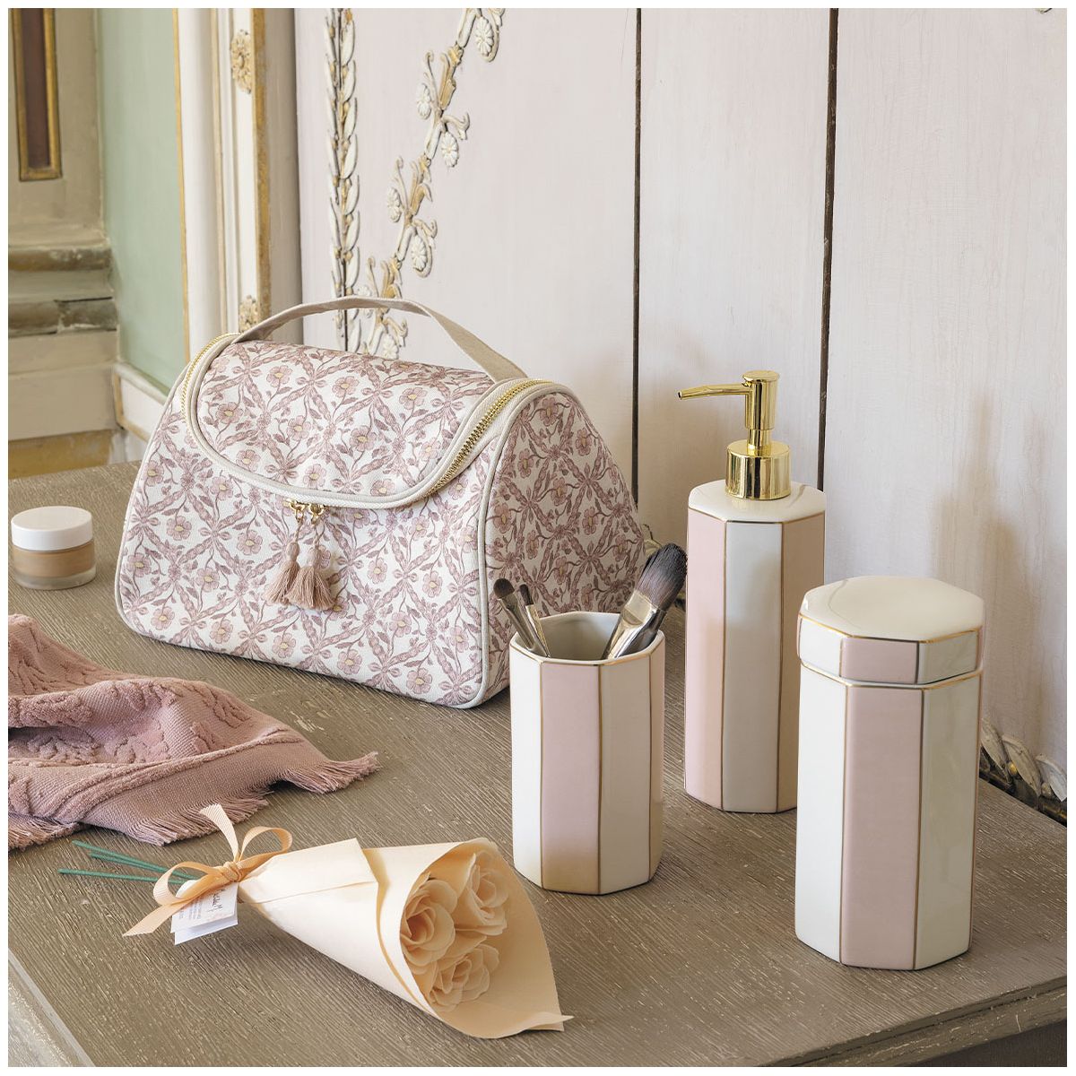 Set de baño - Madame de Récamier Rosa - Imagen 2