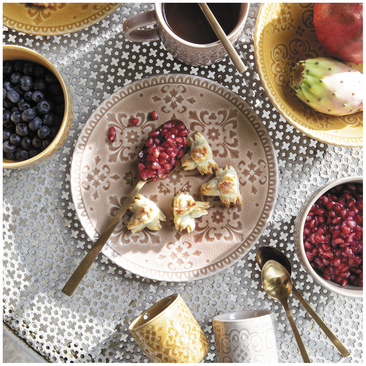 Set de 2 platos de postre - Bella terra - Imagen 2