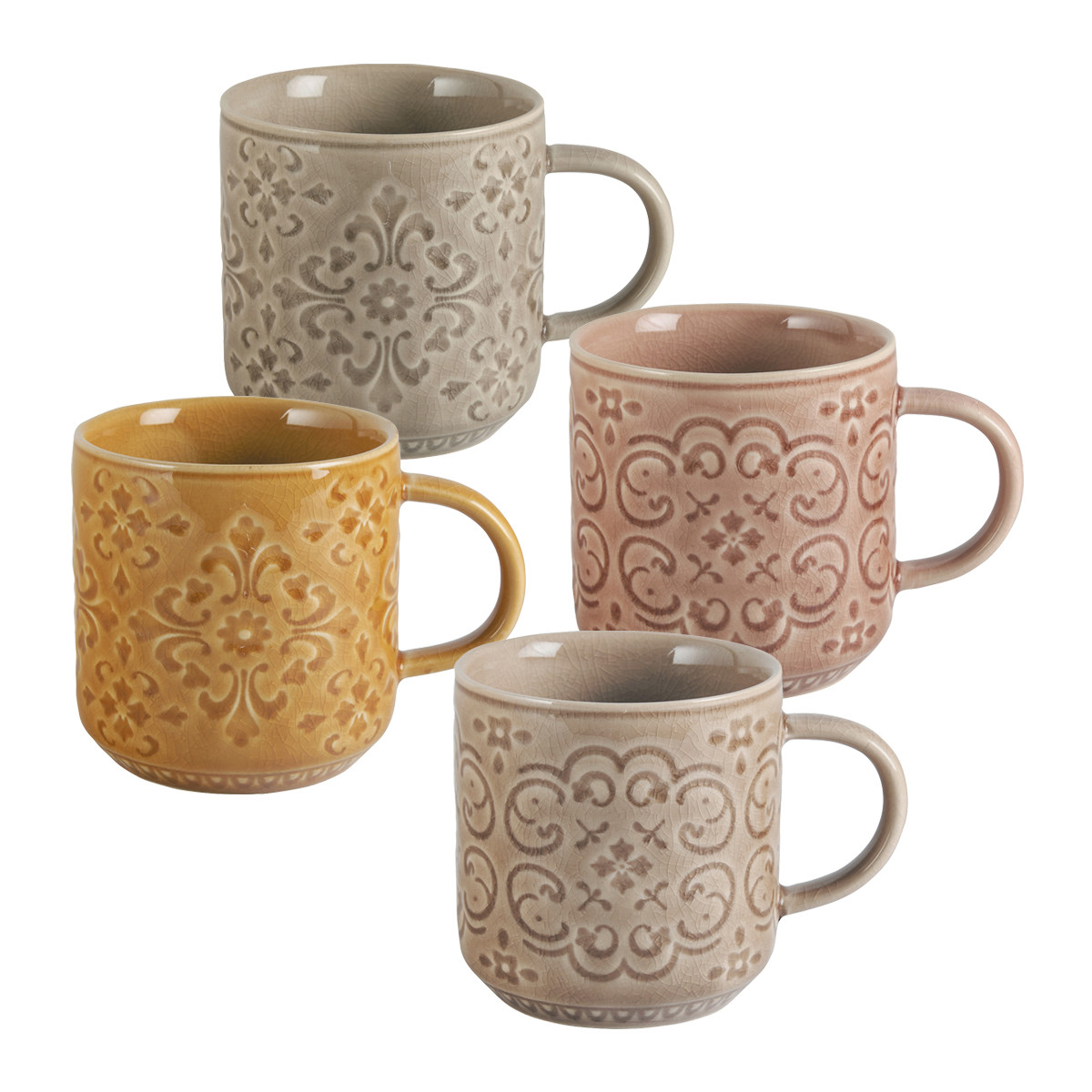 Set de 4 tazas - Bella terra