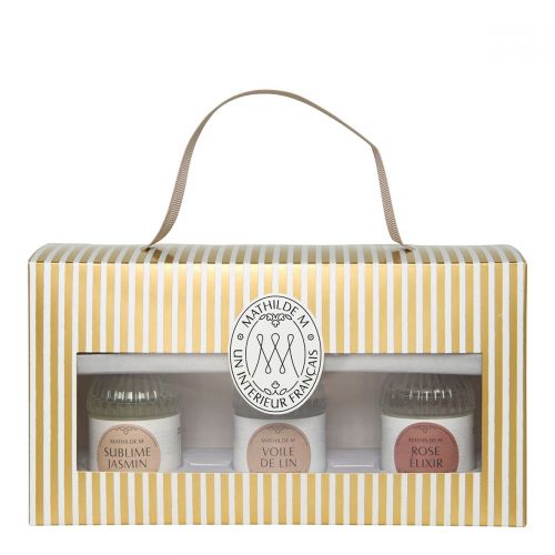 Caja de 3 fragancias de ambiente 30 ml Les Intemporelles - Sublime Jasmin - Voile de Lin - Rose Elixir - Imagen 3