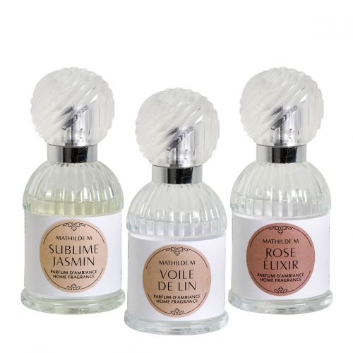 Caja de 3 fragancias de ambiente 30 ml Les Intemporelles - Sublime Jasmin - Voile de Lin - Rose Elixir - Imagen 2